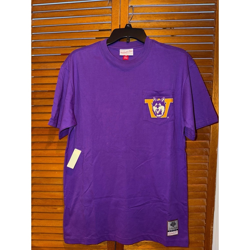 University of Washington Mitchell & Ness Shirt. Mens Small (NWTS)